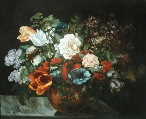 Ramo de flores - Gustave Courbet