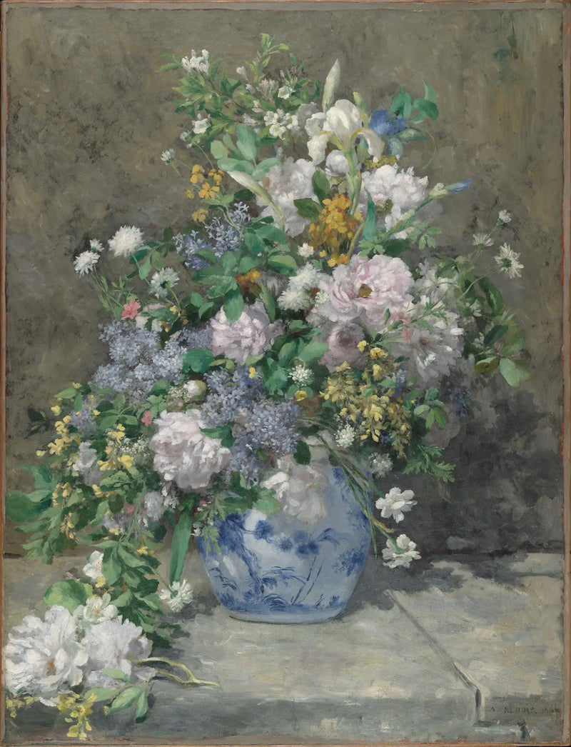 Ramo de primavera - Pierre-Auguste Renoir