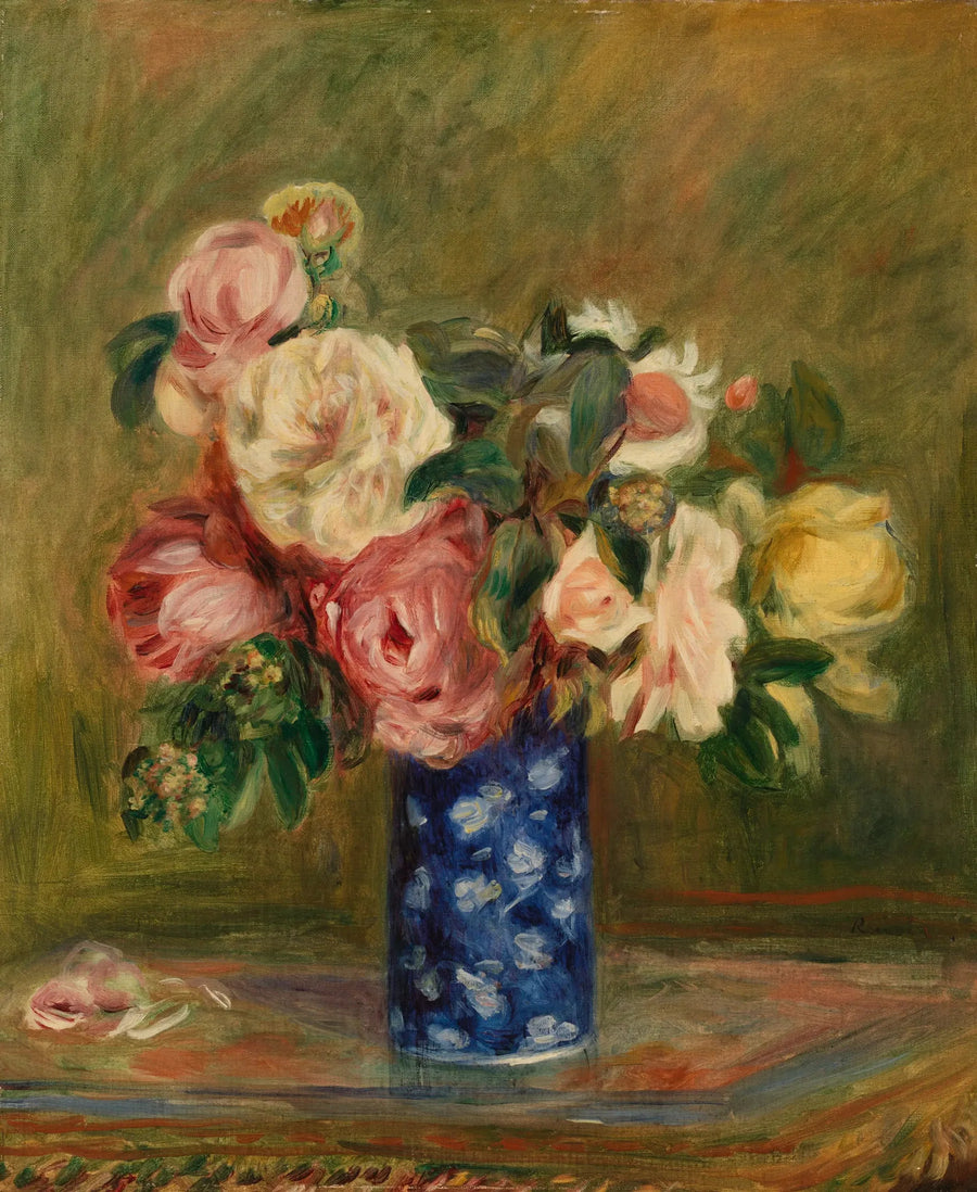 Ramo de rosas (El Ramo de rosas) - Pierre-Auguste Renoir