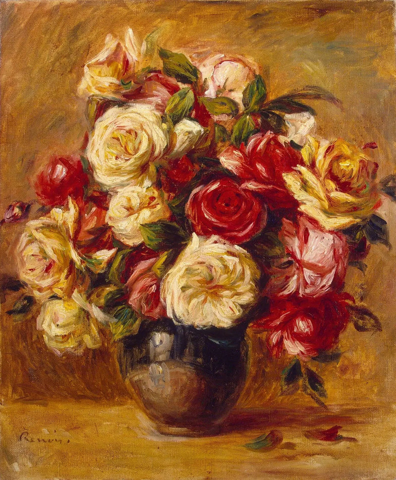 Ramo de rosas - Pierre-Auguste Renoir