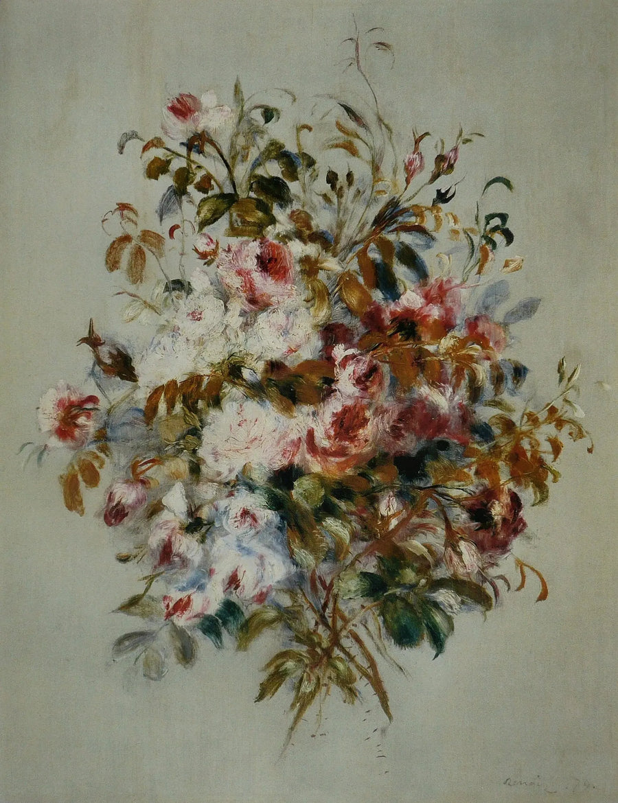 Ramo de rosas - Pierre-Auguste Renoir