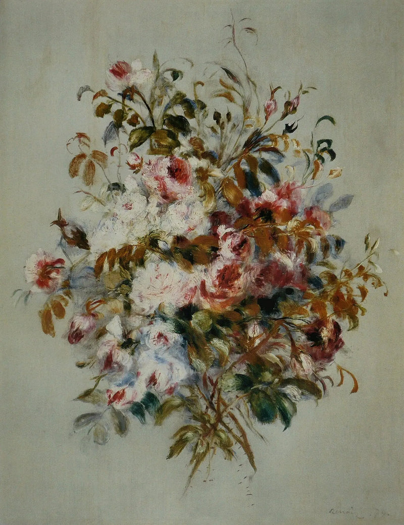 Ramo de rosas - Pierre-Auguste Renoir