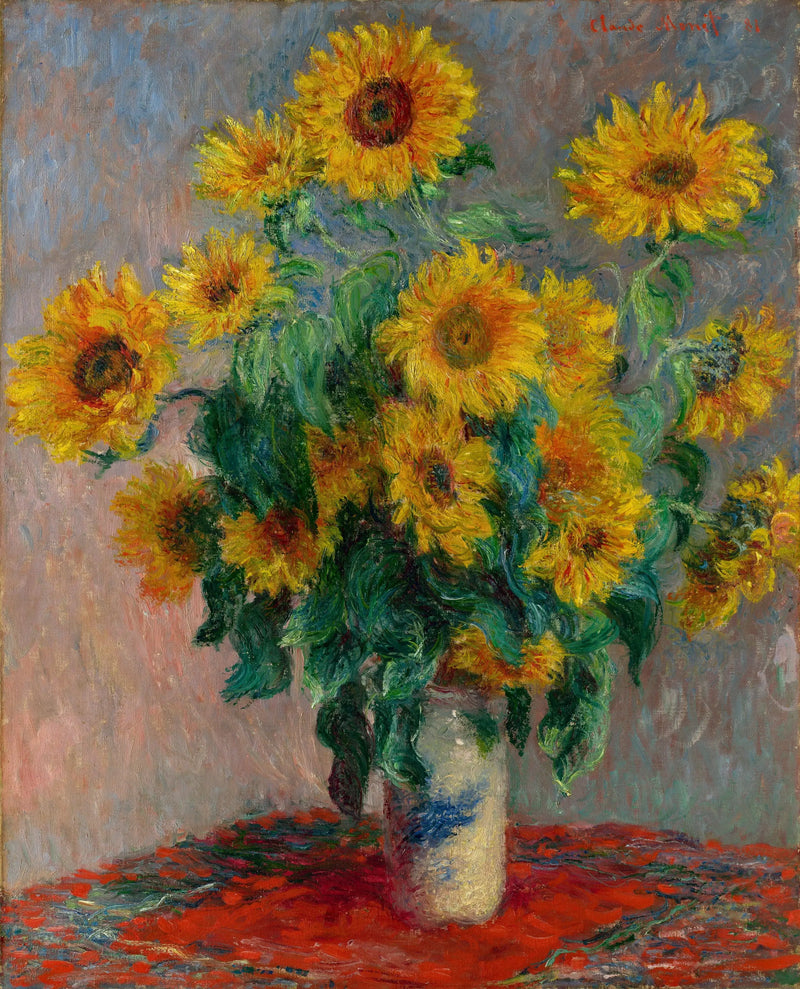 Ramo de girasoles - Claude Monet