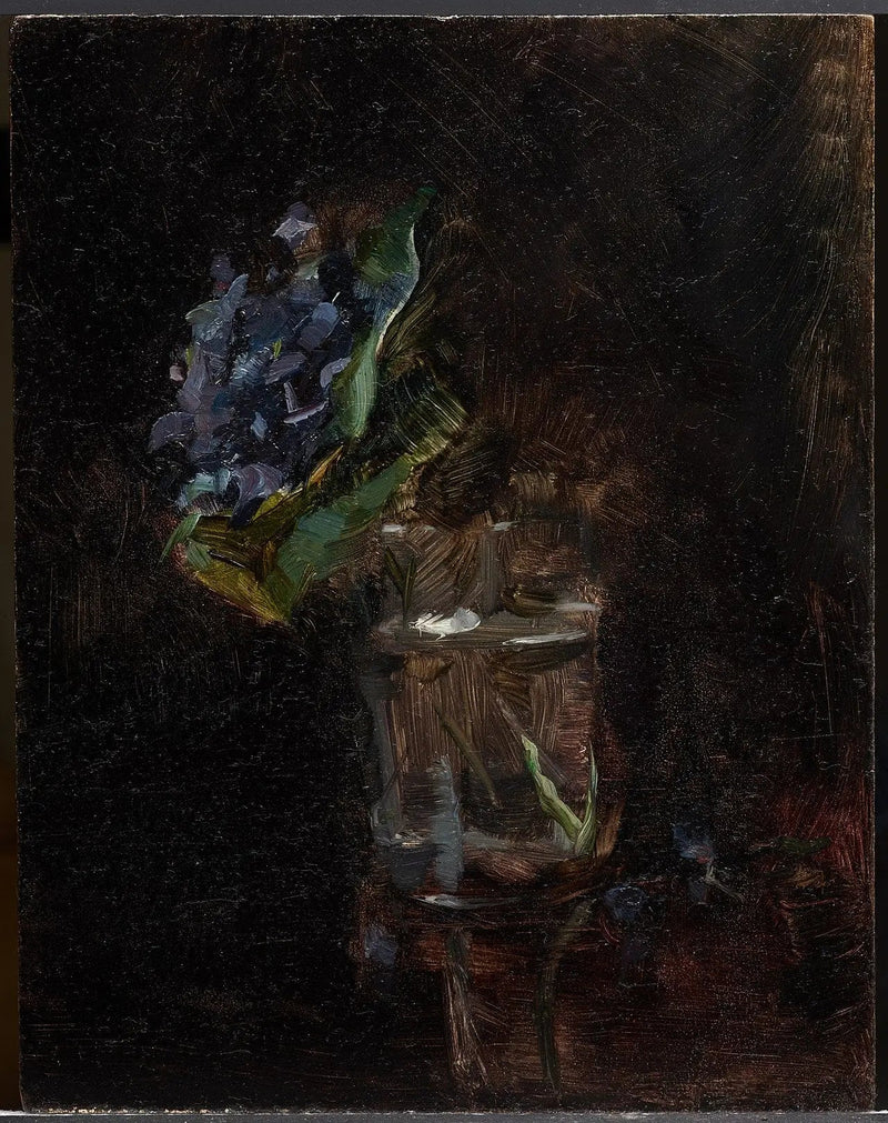 Ramo de violetas en un jarrón - Henri de Toulouse-Lautrec