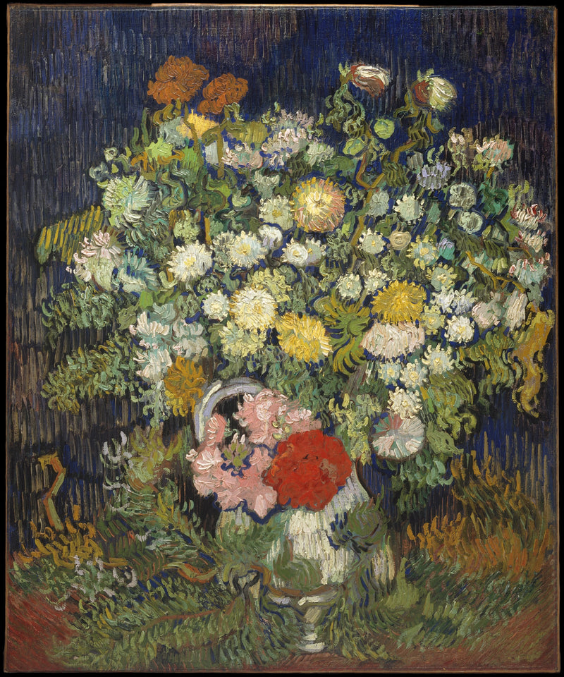 Ramo de flores en un jarrón - Vincent van Gogh