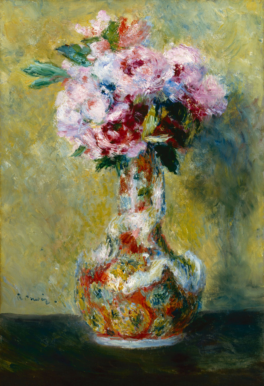 Ramo en un jarrón - Pierre-Auguste Renoir
