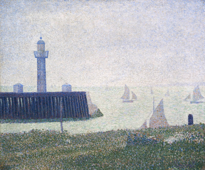 Punta del muelle, Honfleur - Georges Seurat