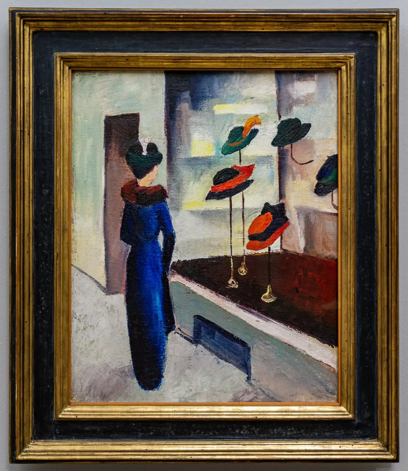 Boutique del sombrerero - August Macke