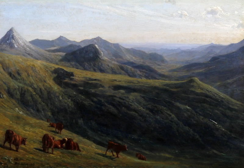Bovinos en una colina - Rosa Bonheur
