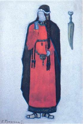 Brangena - Nicolas Roerich image 1 reproduction de peinture à l’huile