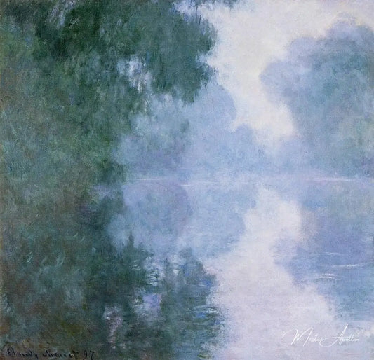 Bras de Seine près de Givern - Claude Monet - Reproductions de tableaux et peintures haut de gamme