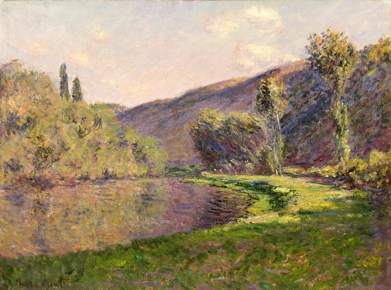 Le Bras de Jeufosse, última hora de la tarde W910 - Claude Monet