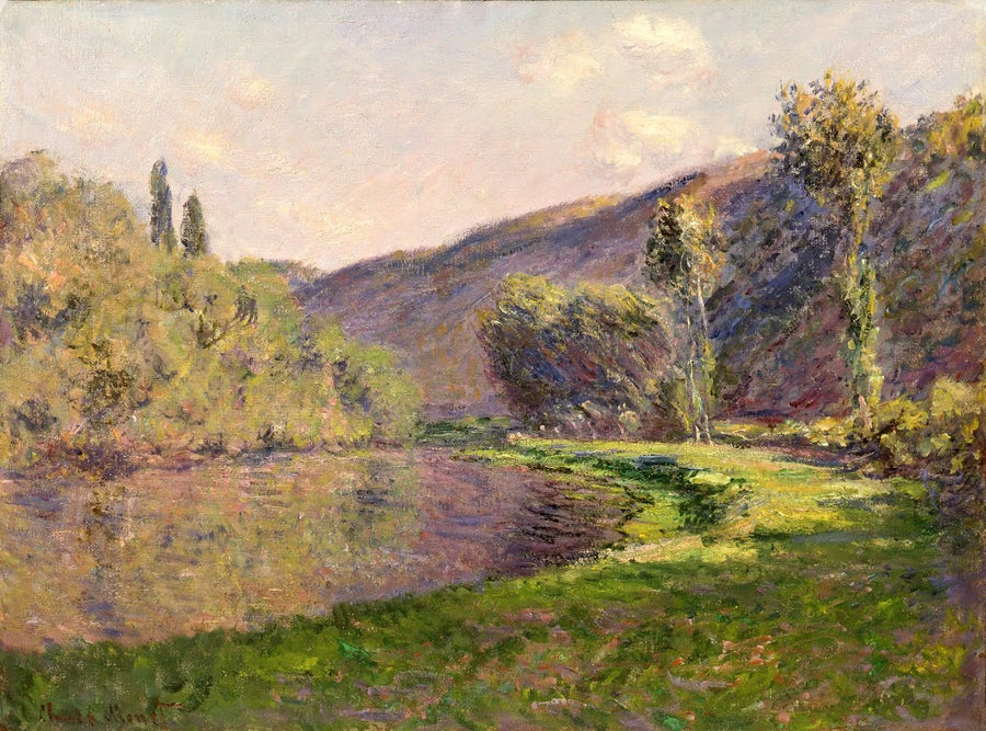 Le Bras de Jeufosse, última hora de la tarde W910 - Claude Monet