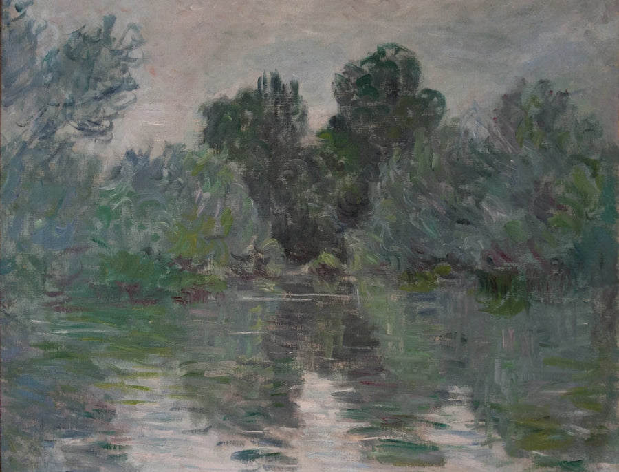 Un brazo del Sena cerca de Vétheuil - Claude Monet