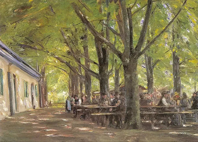 cervecería de campo en Brannenbourg - Max Liebermann