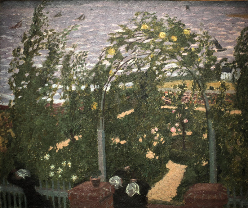 Bretonas bajo la pérgola - Maurice Denis