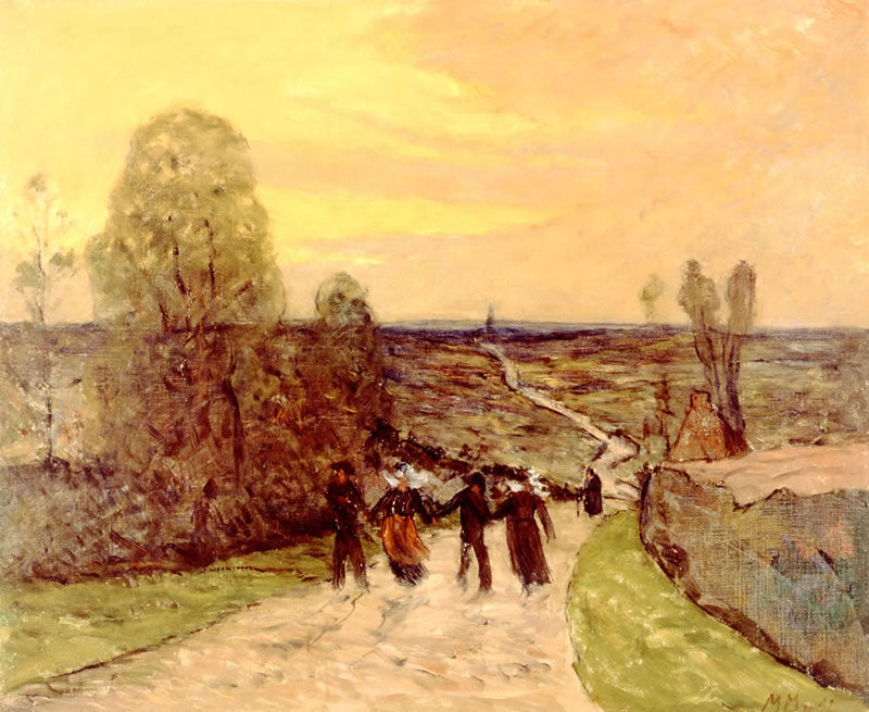Bretones en la carretera - Maxime Maufra