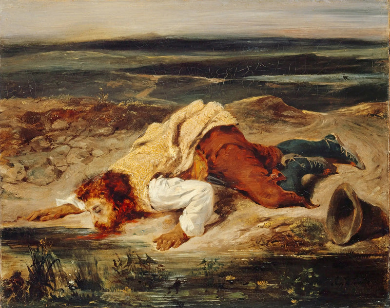 Brigante herido - Eugène Delacroix