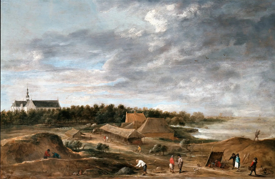 Briqueterías cerca de Hemiksem - David Teniers el Joven