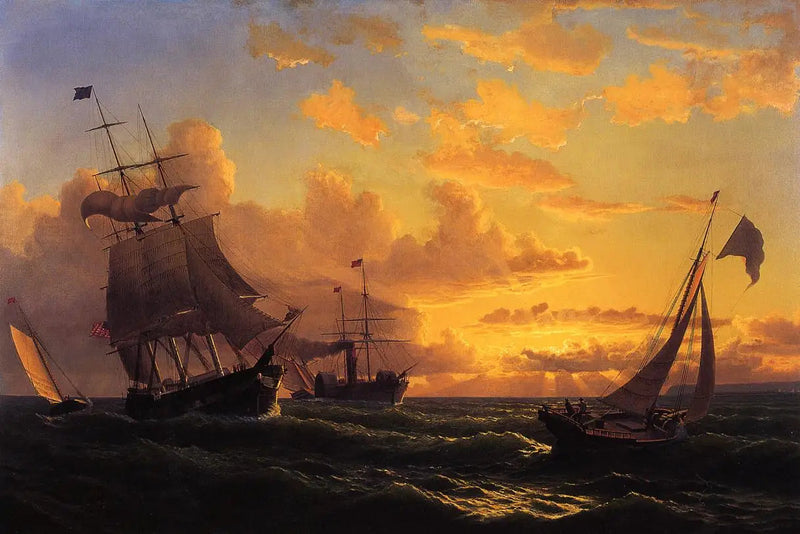 Brisa fresca de Sandy Hook - William Bradford