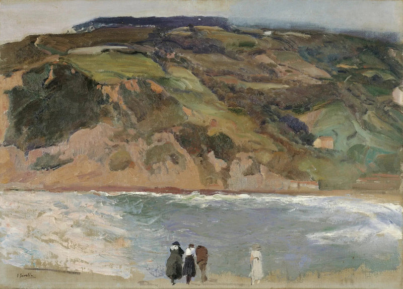 Rompeolas en San Sebastián - Joaquín Sorolla