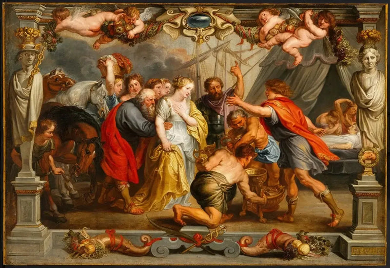 Briséis revenant a Aquiles - Peter Paul Rubens