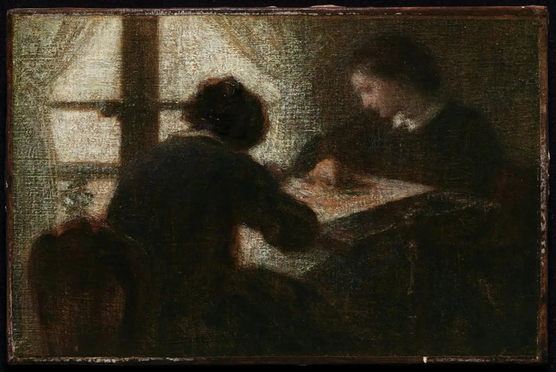 Bordadoras frente a una ventana - Henri Fantin-Latour