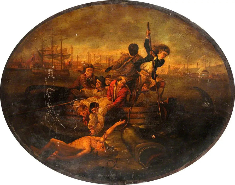 Brook Watson atacado por un tiburón en el puerto de La Habana, 1749 - John Singleton Copley