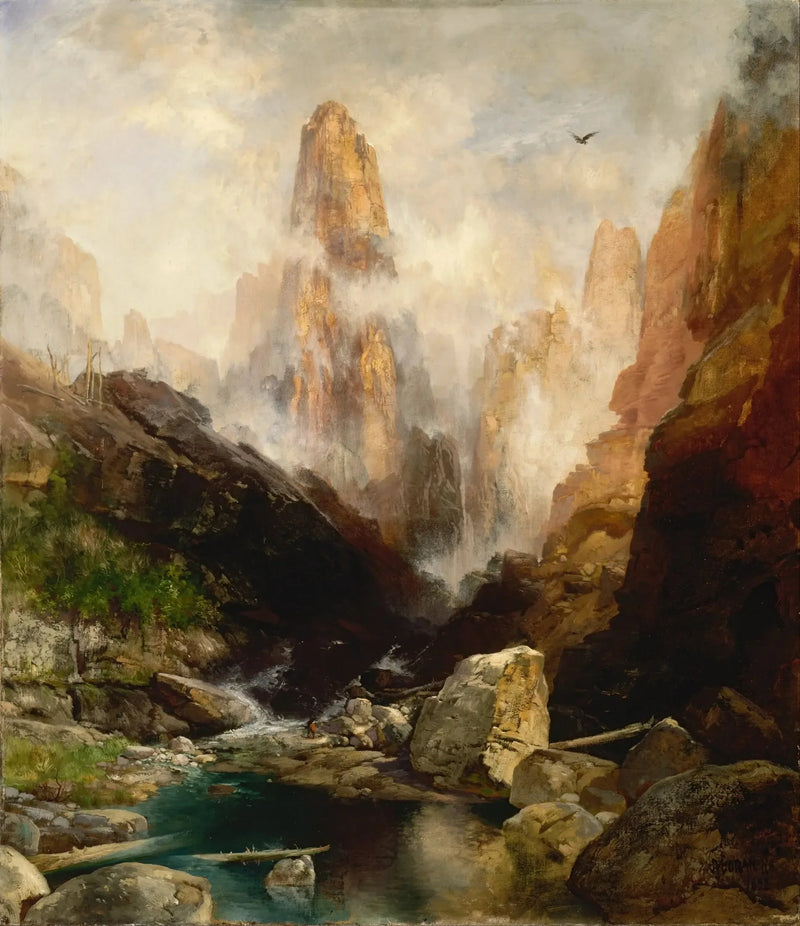 Niebla en el cañón de Kanab, Utah - Thomas Moran