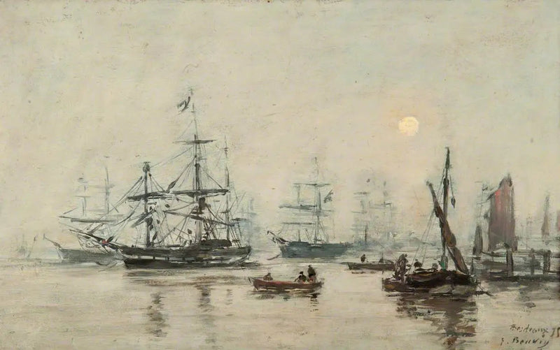 Bruma, Burdeos - Eugène Boudin