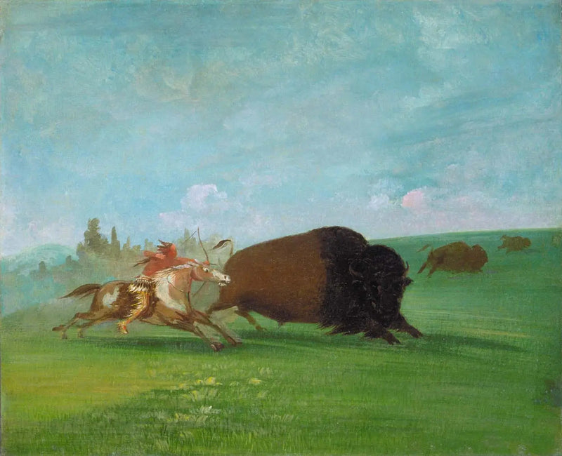 Buffalo Chase, una sola muerte - George Catlin