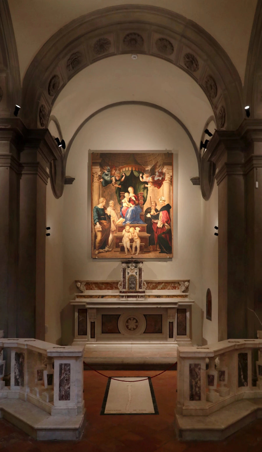 La Madonna del baldaquino - Rafael Sanzio