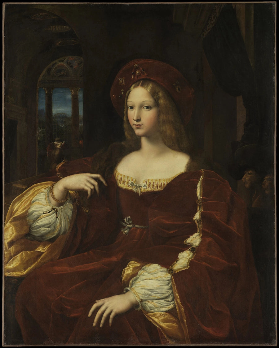 Retrato de Isabel de Requesens, virreina de Nápoles - Rafael Sanzio