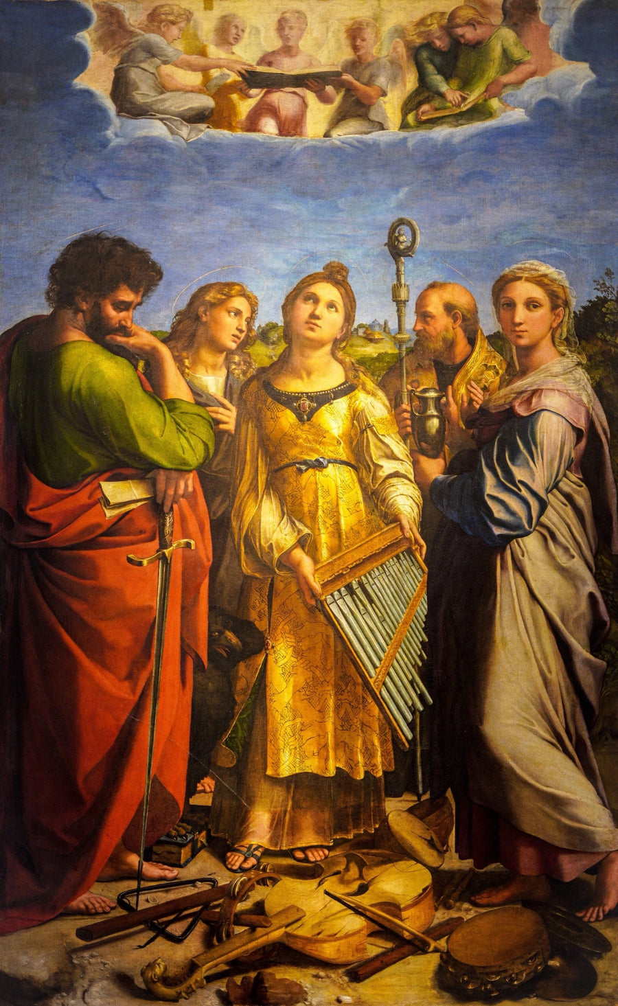 Santa Cecilia - Rafael Sanzio