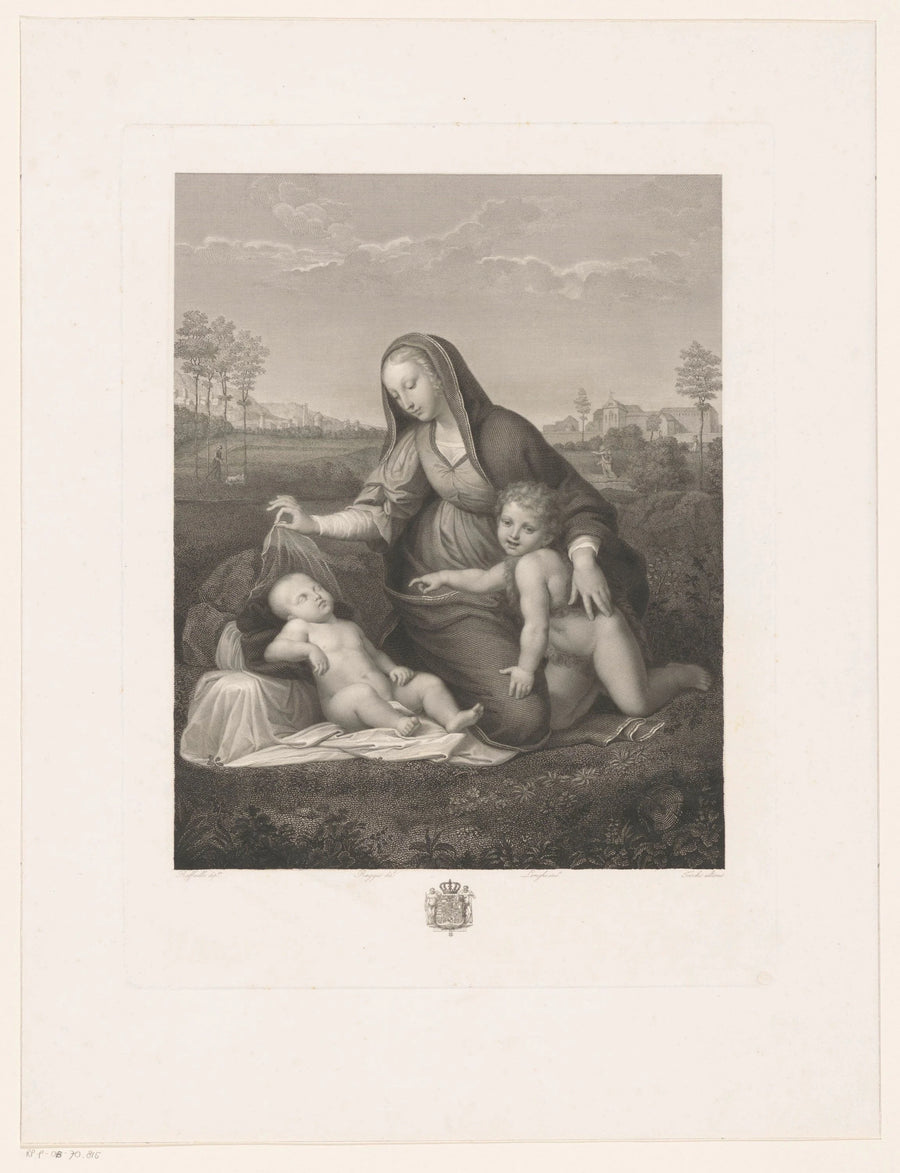 La Virgen del cortinaje - Rafael Sanzio