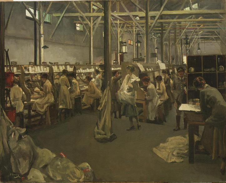 Oficina de Correos Militares 3, Boulogne - John Lavery