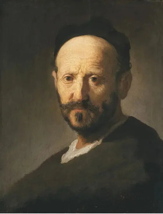 Busto de hombre con una gorra - Rembrandt