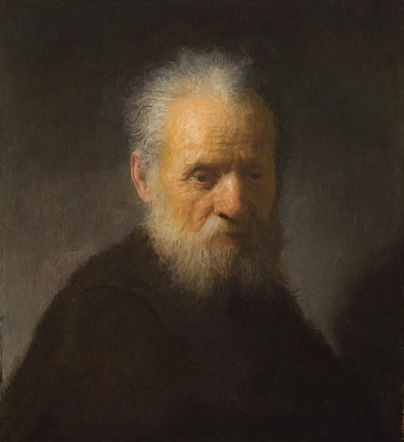 Busto de un anciano barbudo - Rembrandt