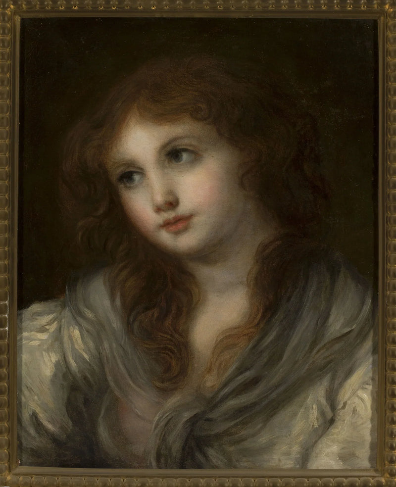Busto de una chica - Jean-Baptiste Greuze