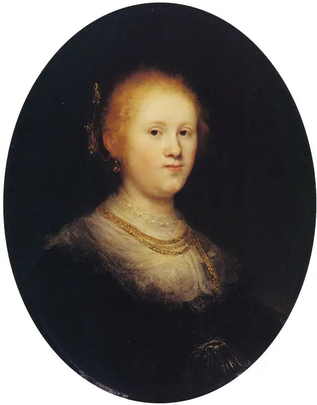 Busto de una joven - Rembrandt