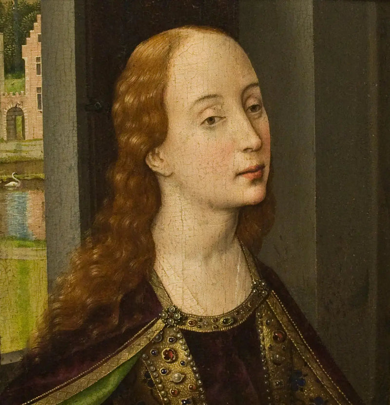Busto de Catalina (?) - Rogier van der Weyden