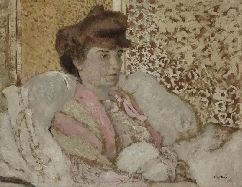 Busto de mujer sentada (Misia Natanson) - Édouard Vuillard