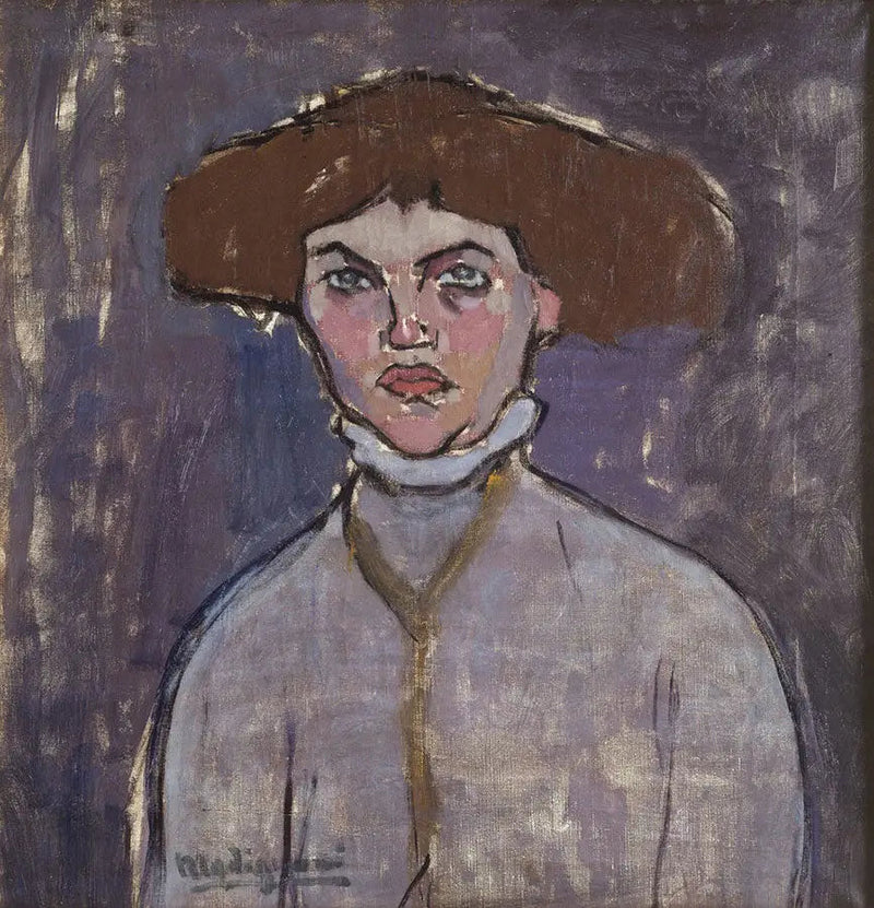 Busto de joven mujer - Amedeo Modigliani