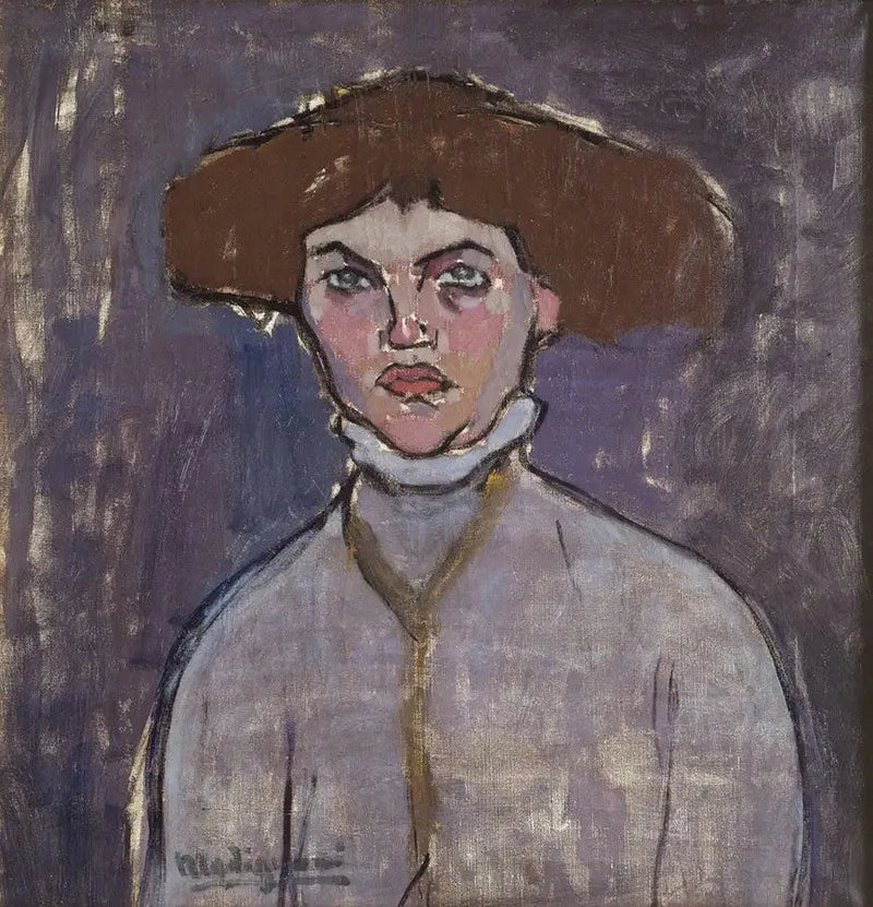 Busto de joven mujer - Amedeo Modigliani