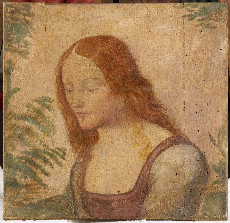 Busto de joven con cabello suelto - Bernardino Luini