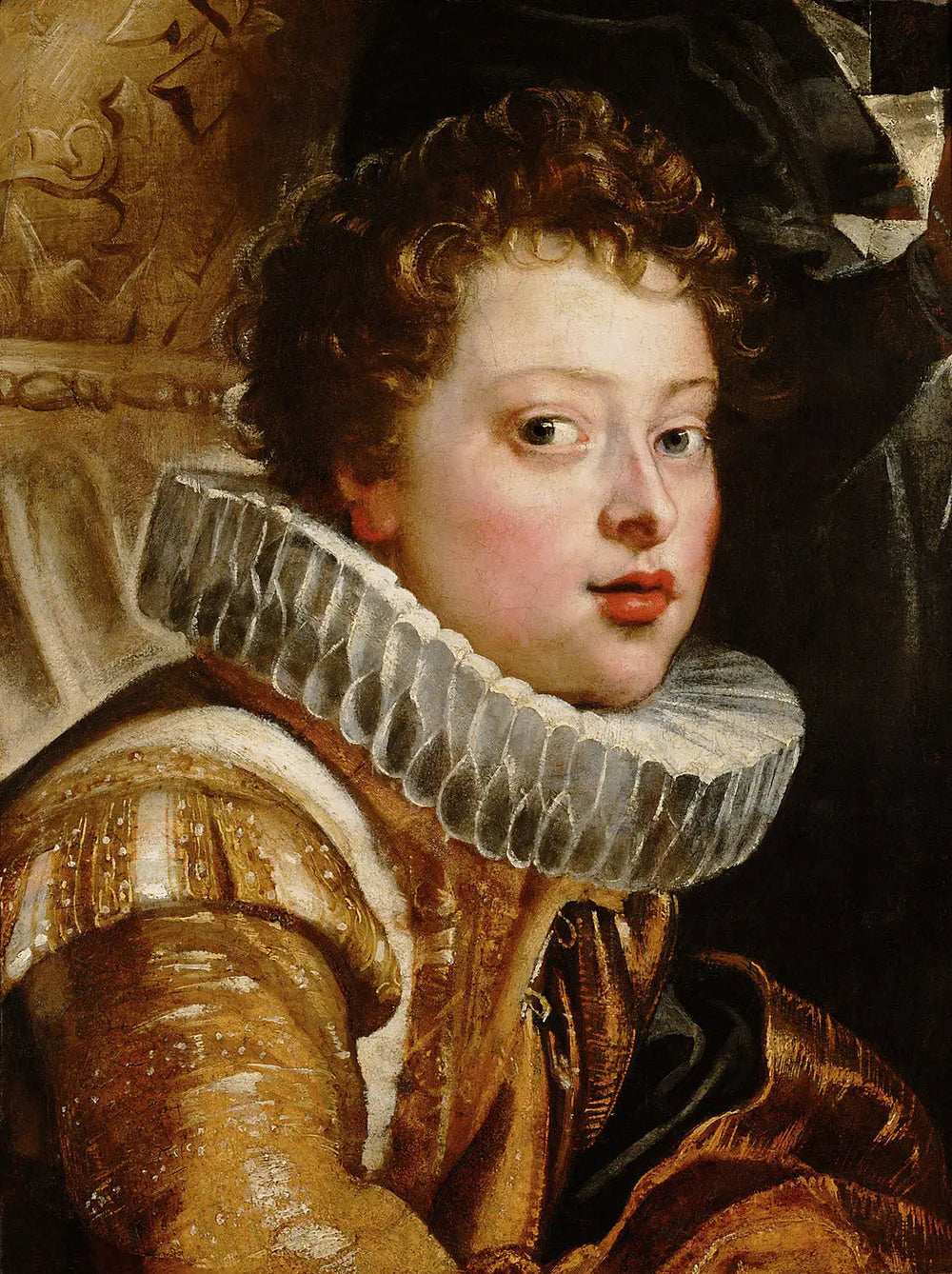 Buste du prince Francesco Gonzaga (fragment) - Peter Paul Rubens image 1 copie peinte à la main à l’huile