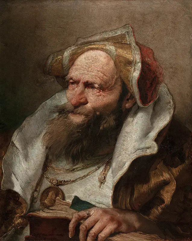 Busto de un anciano - Giovanni Battista Tiepolo