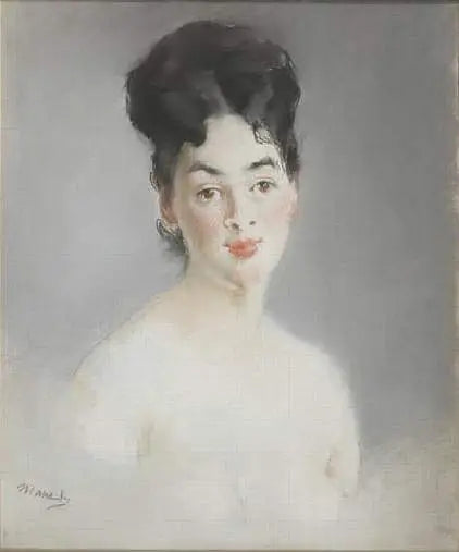 Busto desnudo de Joven Mujer - Édouard Manet