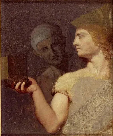 Busto de Alejandro y de Aristarco - Jean-Auguste-Dominique Ingres
