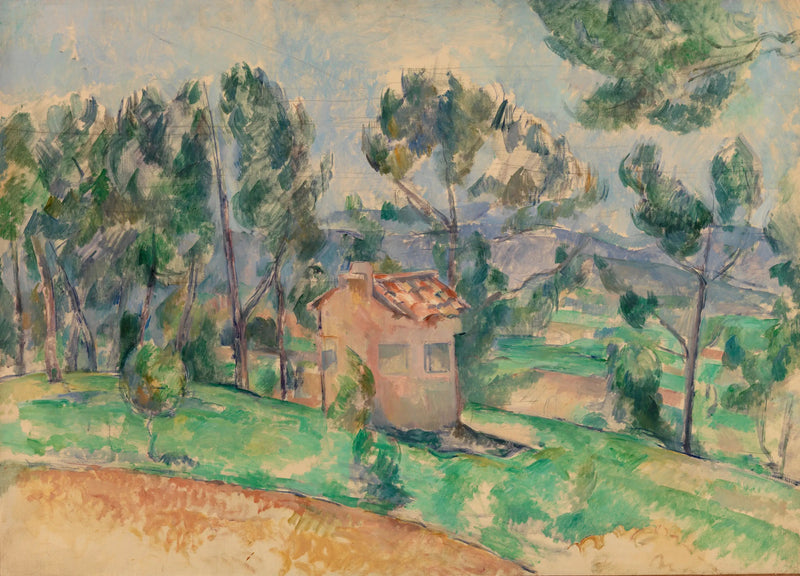 Cabaña de caza en Provenza - Paul Cézanne